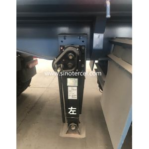 Leaf Spring 24 Cbm Tipper Semi Trailer Tri Axles With JOST Bolt In King Pin