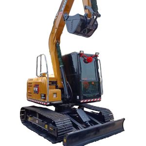Affordable Sany SY75C Excavator with 0.32M³ Bucket Capacity and Less Working