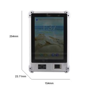 8 inch Rugged Android Biometric Fingerprint Tablet with WIFI Bluetooth QR Code