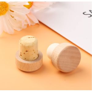 Aluminium-Plastic T-Plug Wine Bottle Cork for Customized Glass Butt Plug Top
