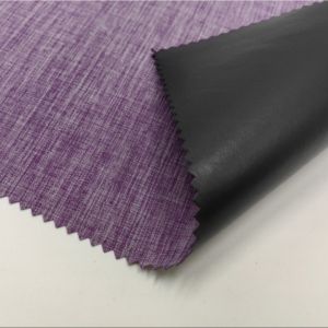 Plain 300D Cation Fabric 100% Polyester Fabric With PVC Coated