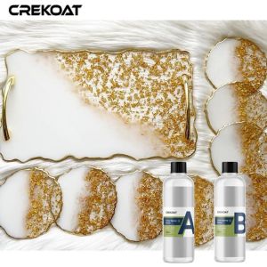 High Viscosity Ultra Clear Epoxy Resin Glass Like Surface Truly Safe