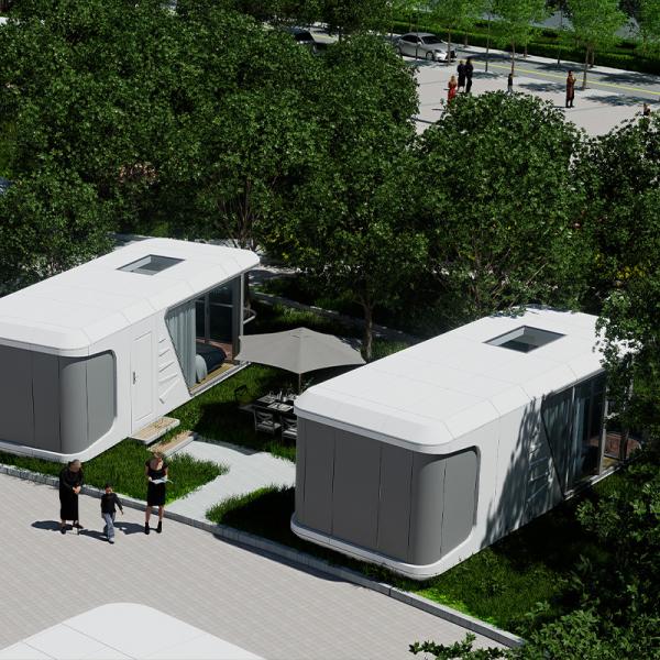 Factory Customization Modern Luxury Living Capsule House Hotel 28 Square Meters