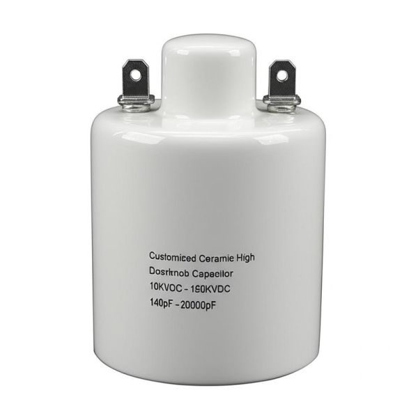 Customized Ceramic High Voltage Doorknob Capacitor 10KVDC-150KVDC 140pF-20000pF