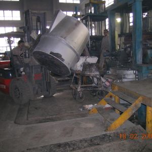 Tea-Pot Type Transfer Ladle for Long-Distance Transportation of Molten Aluminum