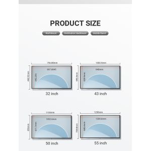 Writing Multi Touch Smart Board 43 Inch LCD Interactive Whiteboard