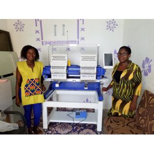 Cheaper than swf embroidery machine price HO1502H cap t-shirt flat 3d embroidery