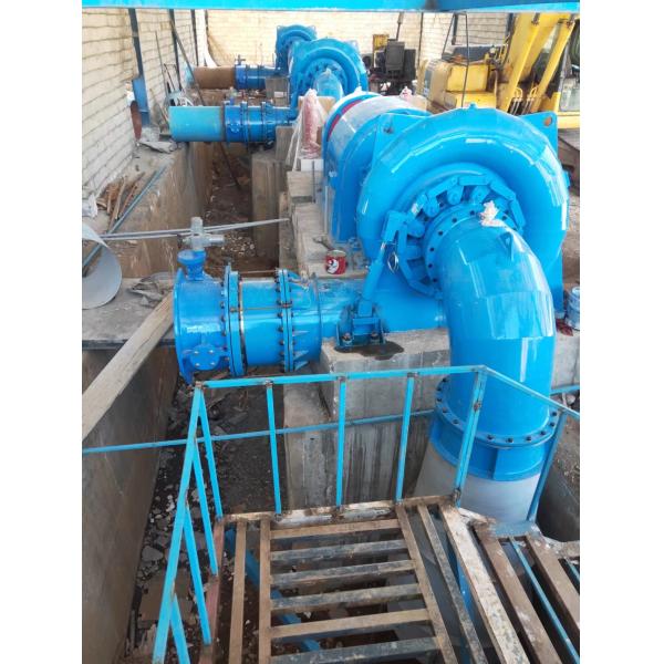 20-200m Head Carbon Steel Spiral Case Hydro Turbine with Horizontal Francis