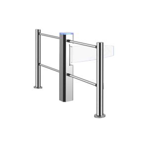 100W MCBF SS304 Optical Swing Barrier Gate 24VDC Acrylic With LED Indicator