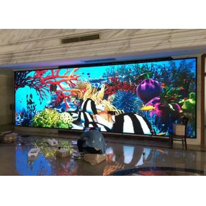 High defination Indoor P 4 LED display fixed installation front maintenance for