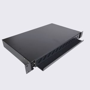 1U 12 Ports 19 Inch SC Duplex Fiber Optic Patch Panel with Customized Logo and