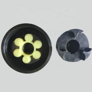 LMZ-I / MLL-I Flexible Jaw Coupling Shaft Split Rubber Coupling With Wheel