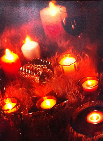 LCP-31 textured canvas Painting Frameless Lighted Wall Art for Decoration Home,