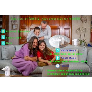 Clinical Portable Ultrasonic Mesh Nebulizer Healthcare 3um Medical quality