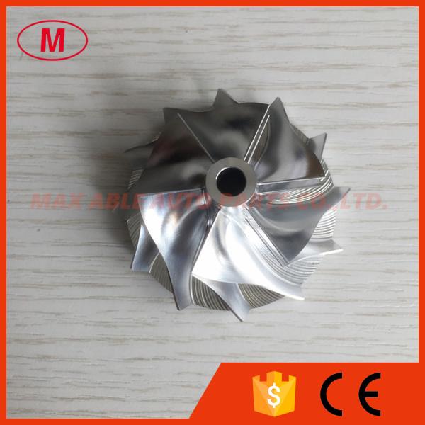 TB25 431350-0015 39.79/51.37mm 6+6 blades turbo milling/aluminum 2618/billet