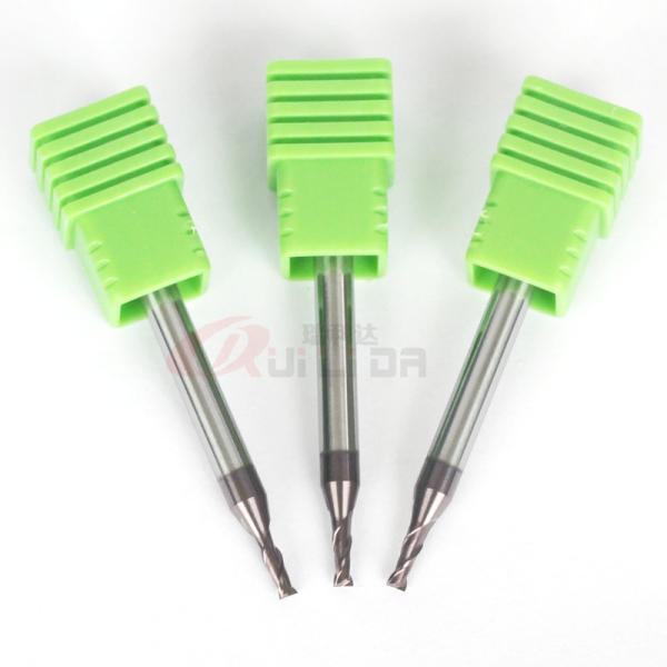 Variable Helix 1/16" 2mm 2 Flute End Mill For Steel 304 Stainless Steel Cutting