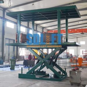 Double Deck Car Parking System With 3 T Weight Capacity 2.8m Lifting Height