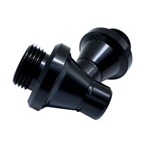 LATHE Auto Parts Engine Titanium CNC Machining Parts Black Oxidize Anodized