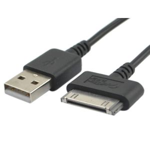 Cheap Black USB2.0 AM to 30 pin Apple Connector USB Cable for sale