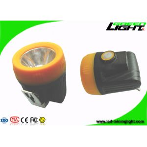 Waterproof IP68 Cordless Mining Cap Lamps 10000 Lux ABS Material With USB