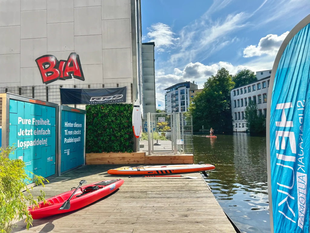Automated SUP Kayak Vending Machine for Outdoor Rentals