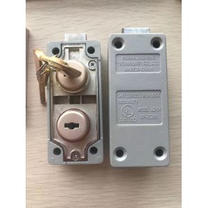 UL Approval Iron Dual Key Door Lock , Dual Deadbolt Lock For Safe Boxes