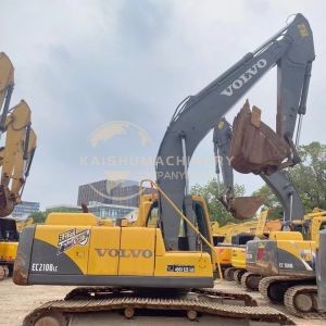 Korea-Made 21 Ton Volvo 210 Crawler Excavator with 107 KW Engine in Good