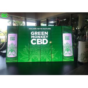 Slim Hd Indoor Led Poster Screens , P2.5 Mirror Led Display Panel Stand Poster