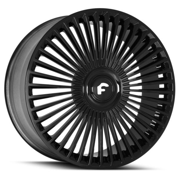 Gross Black Forgiato Trimestre Forged Wheels For Rolls Royce Range Rover