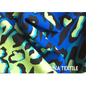 Rotary Printing Recycled Polyester Fabric Semi Dull Shade With Good Stretch