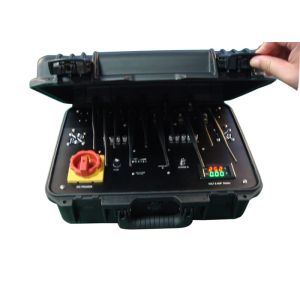 Suitcase Waterproof Outdoor Portable Drone Jammer VIP Protection Defence RF GPS