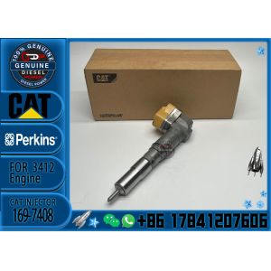 1563895 1697408 Engine Parts Fuel Injector 156-3895 169-7408 171-9704 For CAT Caterpillar 3412 1719704 engine