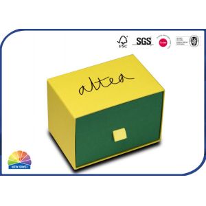 Tea Coffee Cardboard Drawers Slide Open Boxes With Printing