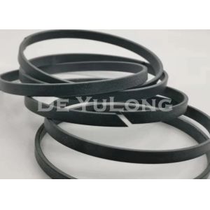 Black Color Hydraulic Cylinder Seals Piston Guide Ring Easy Installation