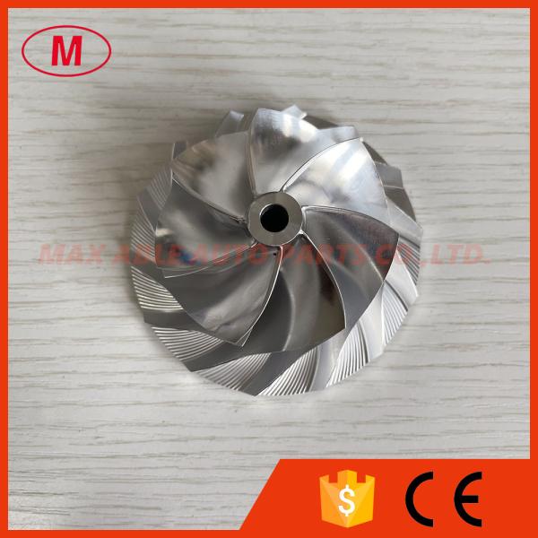 Quality GT28 reverse 54.28/76.13mm 7+7 Blades LEP Style turbo aluminum 2618/Milling/billet compressor wheel wholesale