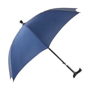 190T Pongee Men'S Solid Stick Umbrella Crutch Handle