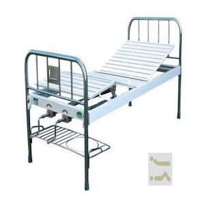 China High Quality Normal Simple Metal Manual Hospital Bed With Crank Steel Bed CE ISO Approved on sale