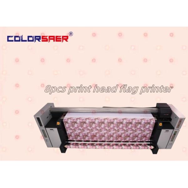 3.2m Custom Print Cotton High Speed Fabric Flag Printing Machine For Teardrop