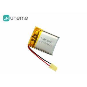 5.1*19.5*24mm Custom Lithium Polymer Battery 502025 3.7V 210mAh with CB IEC62133