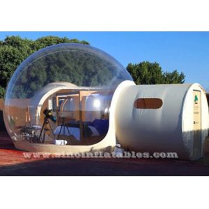 5 Meters Clear Dome Inflatable Bubble Lodge Hotel With Silent Blower Resort