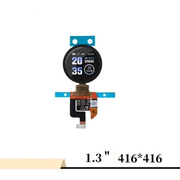 1.28 Inch Circular Oled Display Arduino 416*416 Dots 350cd/M2 MIPI Interface