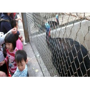 Cheap SS316 Aviary Zoo 4.0mm Wire Rope Mesh For Bird Cages for sale