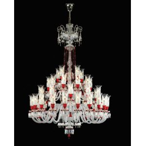 Cheap Clear Or Colourful Custom Creative Glass Chandeliers Contemporary Chandeliers For High Ceilings for sale