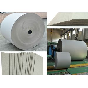 China 670gsm Grey Paper Roll for printing industry / bottled water plate / statinery / boxes on sale