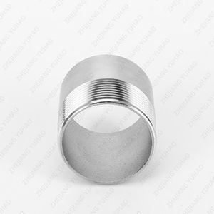 China Stainless Steel Threaded Pipe Fittings Welded Welding Nipple for Automotive on sale