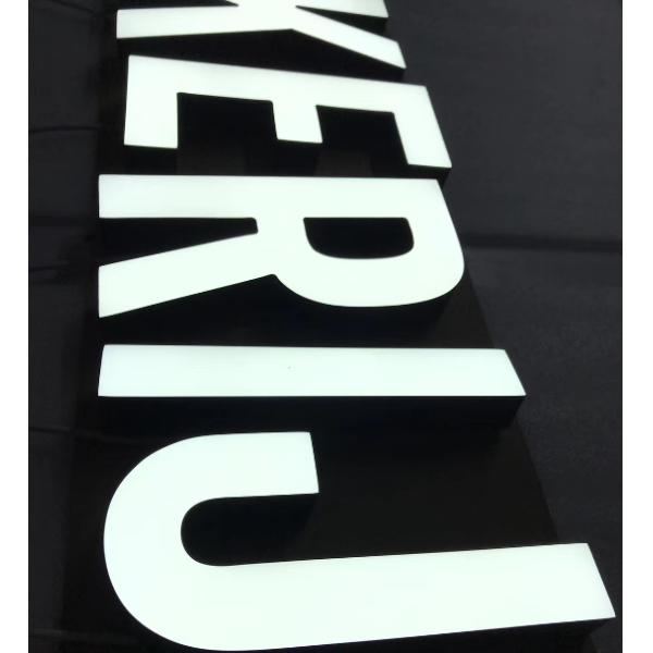 Programmable Backlit Smart Signs CE ODM Letter Box Acrylic