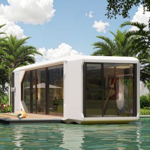 Mobile Capsule House 8.5x11.5m with 40dB Sound Insulation