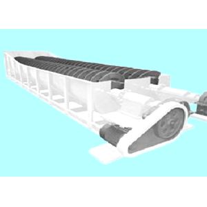 2LSX1120 Sand Washing Machines 17.94t Grading Spiral Sand cleaner