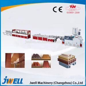 Jwell hot sale PVC WPC foaming single screw extrusion line