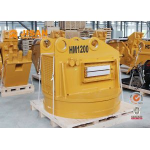 High Temperature Excavator Round Lifting Magnet For Scraps Attachment